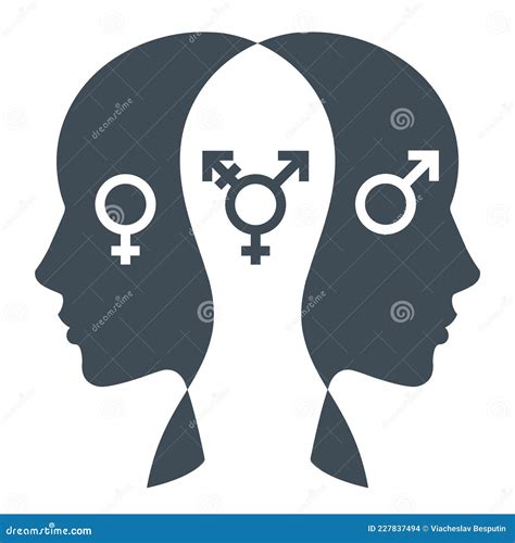 transgender person icon average sex in humans stock vector illustration of transgender