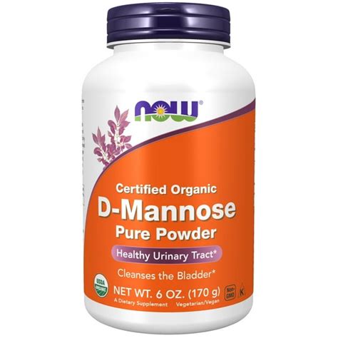 Now Supplements D Mannose Powder Non Gmo Project Verified Healthy