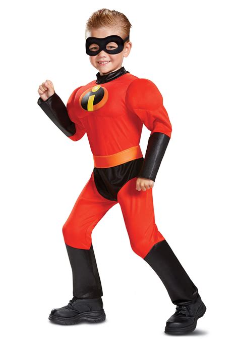 Disney Incredibles 2 Classic Dash Muscle Costume For Toddlers