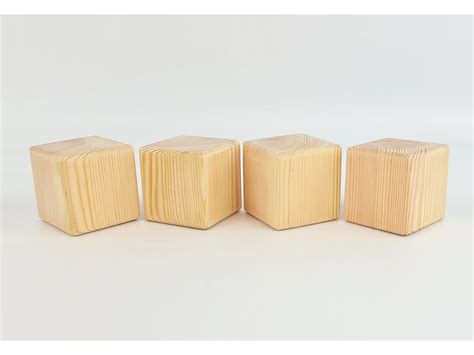 Cubos De Madera Natural 7x7 Cm Refw295 Mabaonline