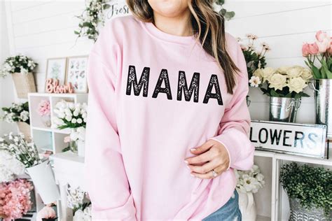Mama Sweatshirt Mama Shirts Cute Sweater For Moms Cool Mom Etsy
