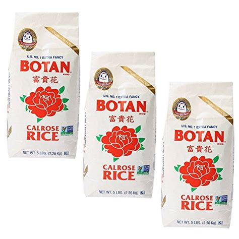 Botan Calrose Rice 5 Lb Pack Of 3