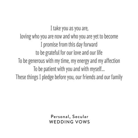 The Most Beautiful Wedding Vows I Have Ever Heard Wedding Vows Examples Modern Wedding Vows
