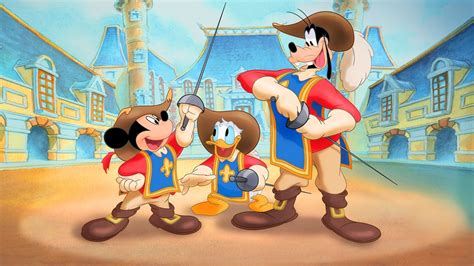 Mickey Donald Goofy The Three Musketeers Watchrs Club