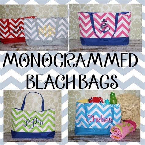 Monogrammed Beach Bags And Totes