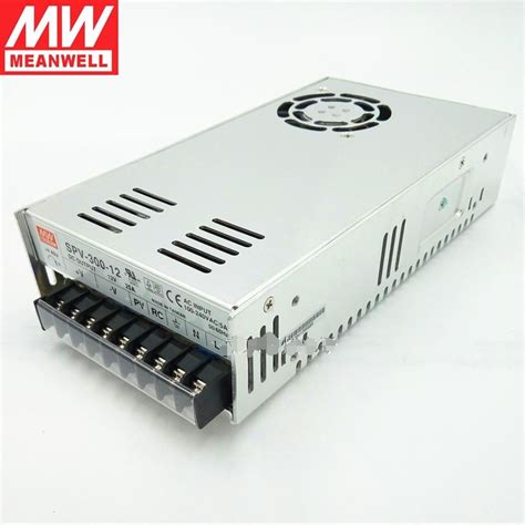 Mean Well Spv 300 12 24 48 300w Single Output With Pfc Function 12v 25a