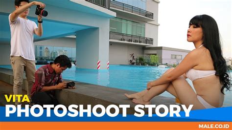 VITA Di Behind The Scenes Photoshoot Male Indonesia Model Seksi