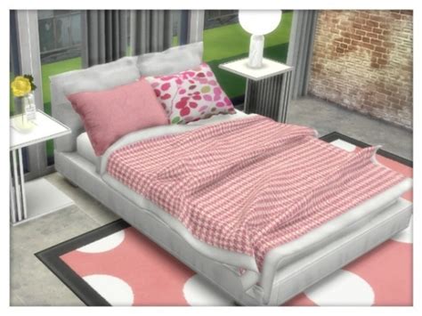 Sims 4 Cc Furniture Bed Furniture Sims 4 Beds Bed Pillows Bed