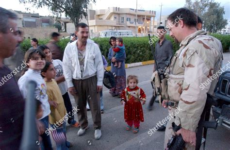 Local Kurds Meeting American Special Operations Editorial Stock Photo