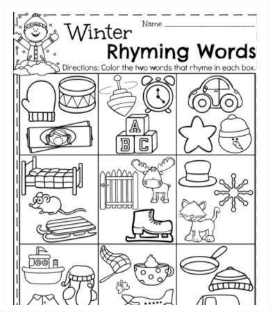 Free Printable Preschool Worksheet - 9+ Free Word, PDF Document