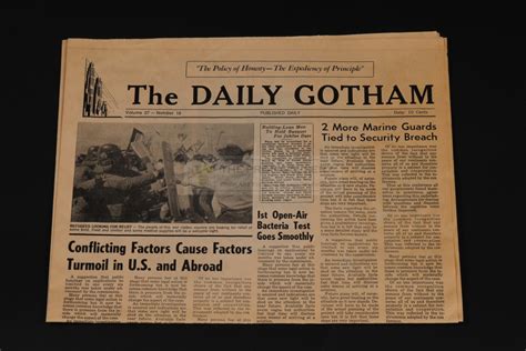 The Prop Gallery | Daily Gotham newspaper