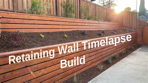 How To Build A Retaining Wall In 10 Days A Timelapse Guide Youtube