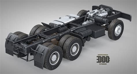 Truck Chassis 3d Model 79 Fbx Unknown Max Free3d