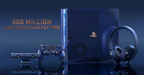 Playstation Unveils The Stunning 500 Million Limited Edition Ps4 Pro