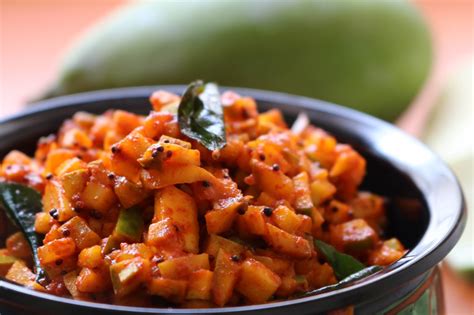 Do not switch on flame : Quick and easy mango pickle recipe | Instant raw mango ...