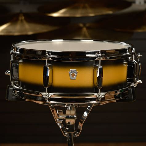 Ludwig 5x14 Club Date Vintage Snare Drum Blackgold Duco Snare Drum