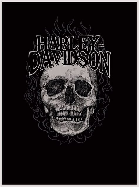 Hd Harley Davidson Skull Harley Davidson Tattoos Harley Davidson