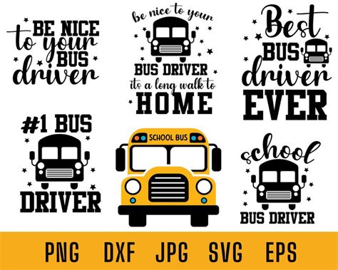 21 School Bus Svg School Bus Svg Bundle Bus Driver Svg Etsy Canada
