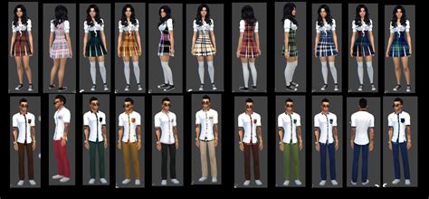 Bebe Brillit — School Uniforms Sims 4 Updates ♦ Sims 4 Finds