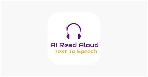 ‎ai Read Aloud Text To Speech En App Store