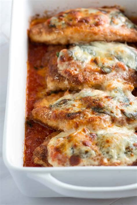 Serve immediately with fresh lemon wedges, squeeze the juice on the chicken for extra flavors. Ultimate Easy Chicken Parmesan Recipe