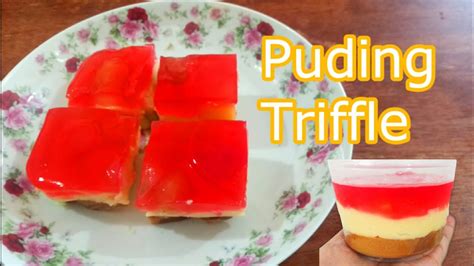 Es puding merupakan salah satu jenis es yang banyak dijual di indonesia serta memiliki fans yang sangat banyak. Puding Triffle Sukatan Cawan | Mudah dan Sedap | # ...