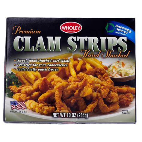 Wholey Clam Strips 1 Box - Wholey's Curbside