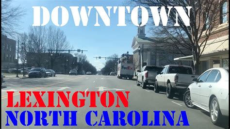 Located in the piedmont area of north carolina, the city is adject to high rock lake and has played host to several fishing tournaments, including the. Lexington - North Carolina - Downtown Drive - YouTube