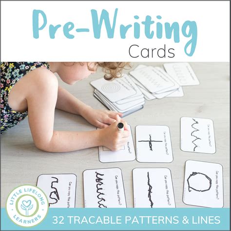 Pre Writing Cards Little Lifelong Learners