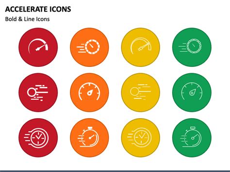 Accelerate Icons Powerpoint Template Ppt Slides