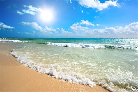 Sunny Day At The Beach Wallpaper