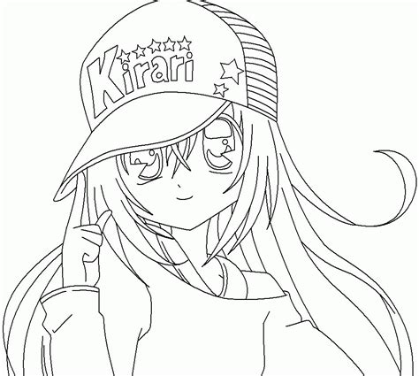 Coloring Pages For Anime Coloring Home