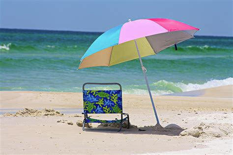Umbrella Beach Chair Photograph By Selena Lorraine Pixels