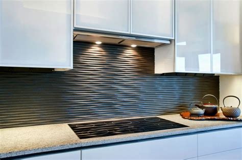 Paperstone Wave Backsplash 900×598 Pixels Modern Kitchen Tiles