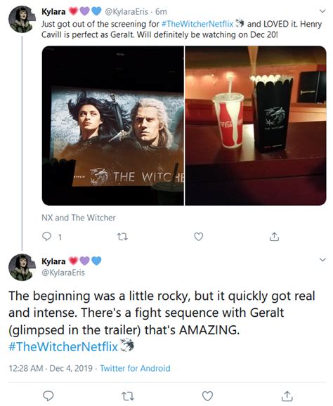 Netflixs The Witcher Season 1 Premiere Twitter Are On Fire