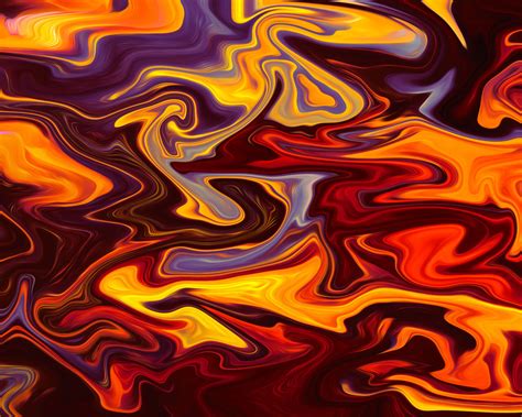 1280x1024 Resolution Abstract Fluid 4k Gold And Red 1280x1024