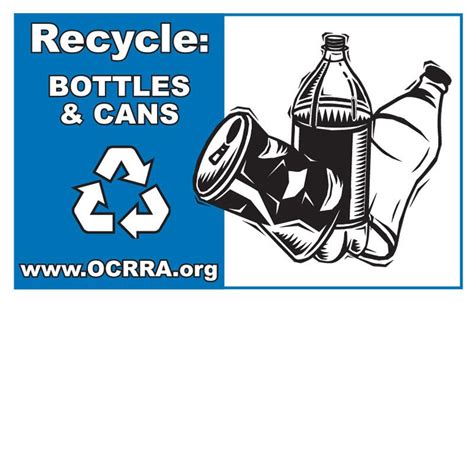 Bottle And Can Decal Large Order Supplies Schools