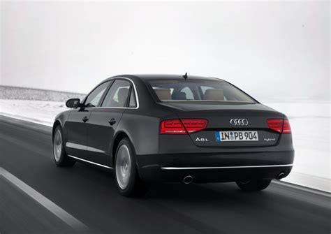 In 2013 audi a8 was released in 5 different versions, 1 of which are in a body sedan. 2013 Audi A8 L Hybrid: Gallery