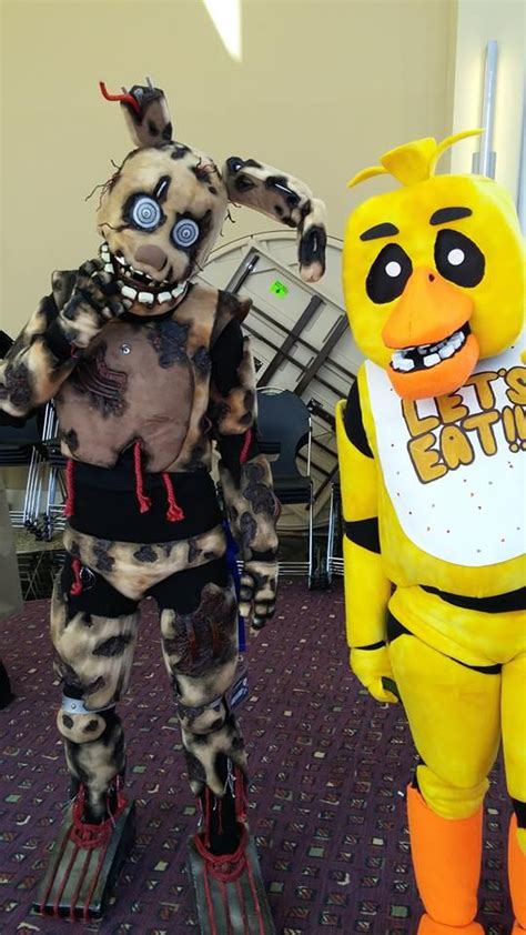 Springtrap And Chica Cosplay By Andiiiematronic Fnaf Costume Fnaf The Best Porn Website
