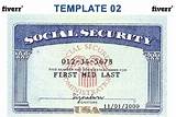 Photos of Social Security Template