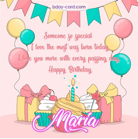 Birthday Images For Maria 💐 — Free Happy Bday Pictures And Photos