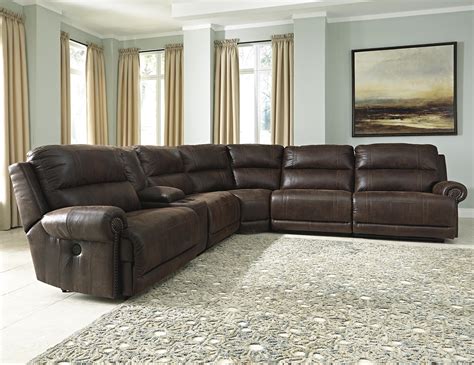 Ashley furniture sectional sofas tips guide gourmet sofa. Ashley Signature Design Luttrell 6-Piece Reclining ...