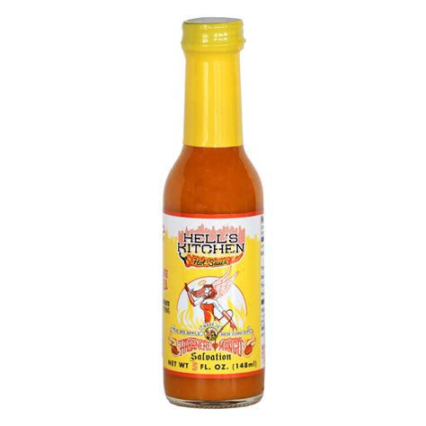 Ramsay is known for presenting tv programs about competitive cookery and food, such as hell's kitchen, the f word and ramsay's kitchen nightmares. Habanero Mango Salvation - Hell's Kitchen Hot Sauce