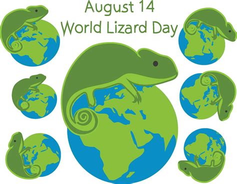 World Lizard Day Vector illustration. 26995550 Vector Art at Vecteezy