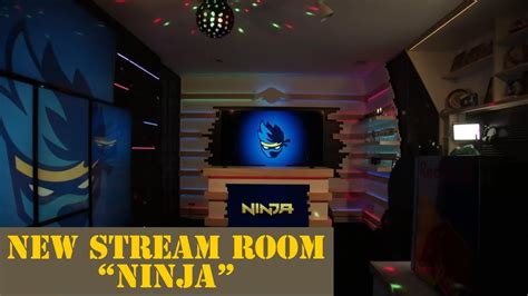 A Peek At Ninjas New Streaming Room Insane Gaming Setup Youtube