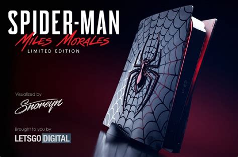 Check Out This Spider Man Themed Custom Playstation 5 Console Render