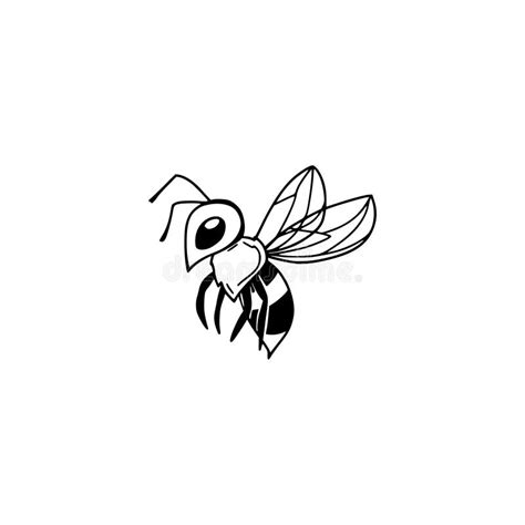 Realistic Flying Honey Bee Stock Illustrations 473 Realistic Flying