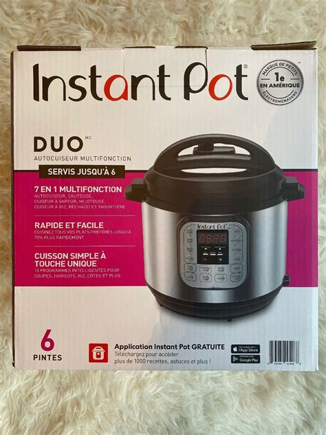 New Instant Pot Duo60 V3 6qt 7 In 1 Multi Use Programmable Pressure