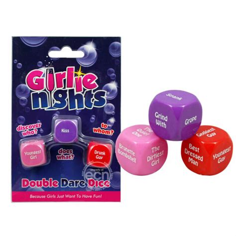 Girlie Nights Double Dare Dice Game Couple Fantasy Naughty Bedroom T Fun T Ebay