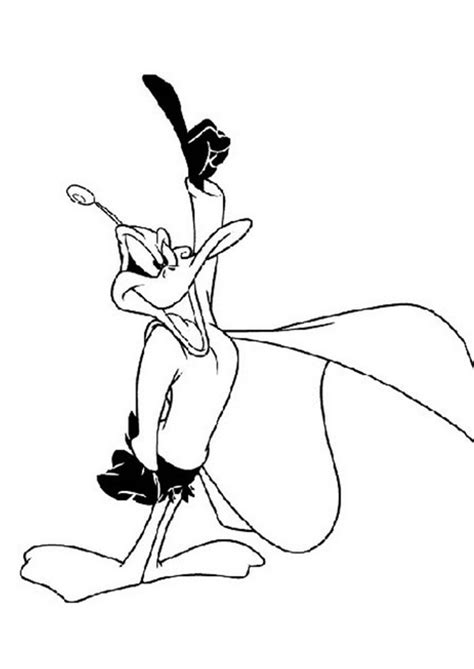 Cartoon Looney Tunes Daffy Duck Coloring Pages Coloring Cool